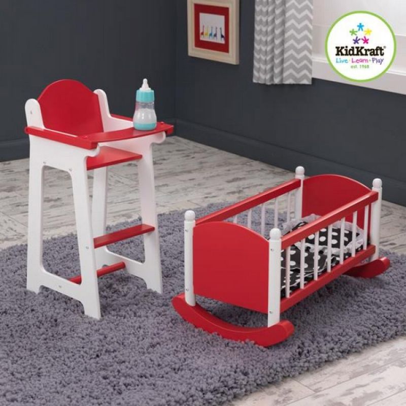 Ensemble mobilier Darling Doll rouge KidKraft